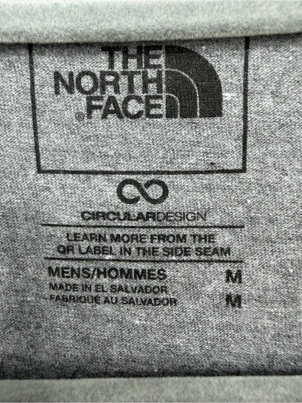The North Face Men's Heather Gray Short Sleeve Logo Tee